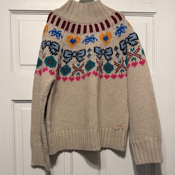 Molo Beige Sweater with Colorful Pattern - Picture 3 of 7